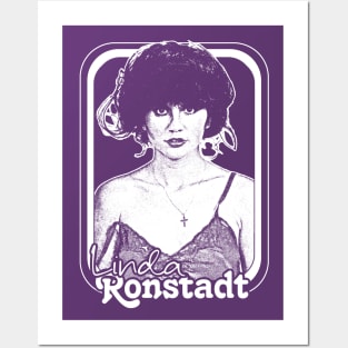 Linda Ronstadt // Original 1970s Style Fan Art Design Posters and Art